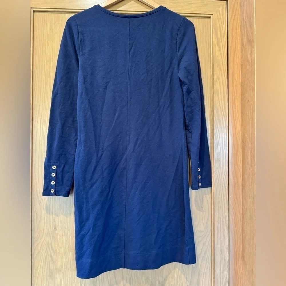 Lilly Pulitzer 2013 Cotton Knit Pullover V-Neck Dress / Midi / Medium